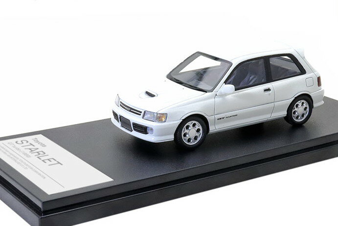 ハイストーリー 1/43 トヨタ スターレット GT ターボ 1989 スーパーホワイト2Hi-Story 1:43 Toyota STARLET GT turbo 1989