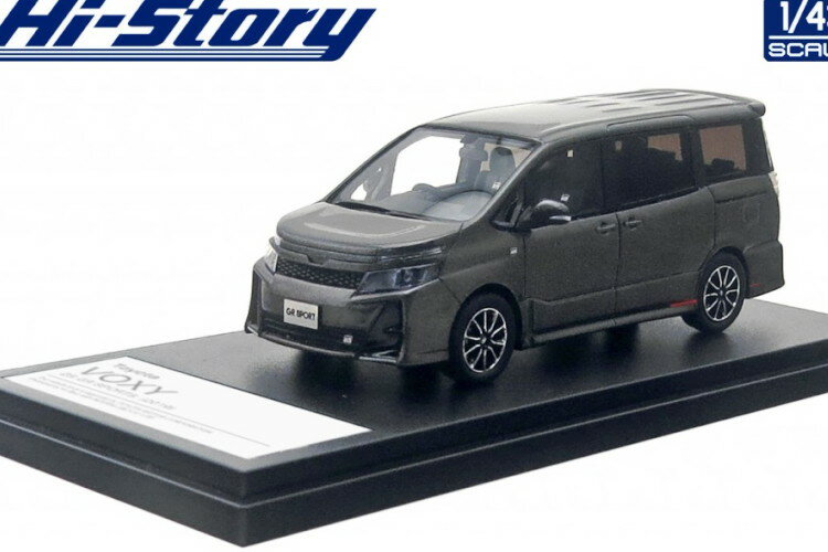 ハイストーリー 1/43 トヨタ ヴォクシー ZS GRスポーツ 2019 イナズマスパーキングブラックガラスフレークHi-Story 1:43 Toyota Voxy ZS GR Sport 2019 Inazmus Parking Black Glass Flake