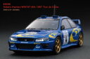 HPI RACING 1/43 スバル インプレッサ RS WRX STI WRC 4 ツールドコルスラリー 1997HPI RACING 1:43 Subaru Impreza RS WRX STI WRC 4 Tour de Corse Rally 1997