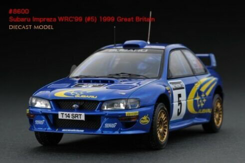 HPI RACING 1/43 スバル インプレッサ RS WRX STI WRC 5 グレートブリテンラリー 1999 リチャード バーンズHPI RACING 1:43 Subaru Impreza RS WRX STI WRC 5 Great Britain Rally 1999 Richard Burns