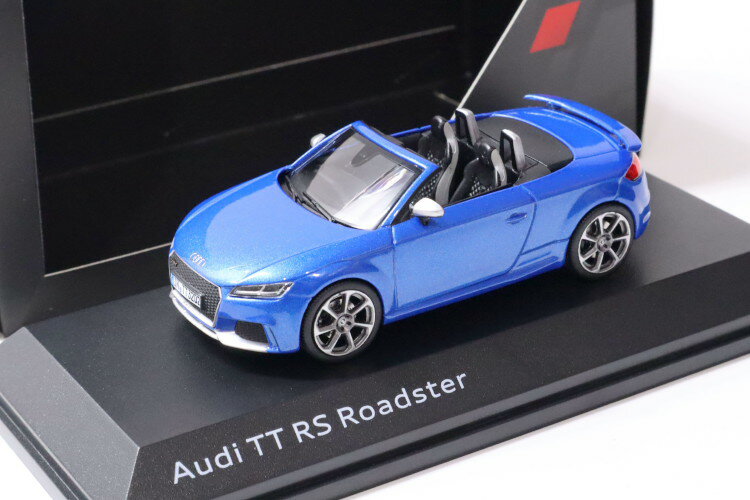I-Scale 1/43 アウディ TT RS ロードスター アラブルーメタリック ディーラーバージョン iScale 1:43 Audi TT RS Roadster Ara Blue metallic DEALER VERSION