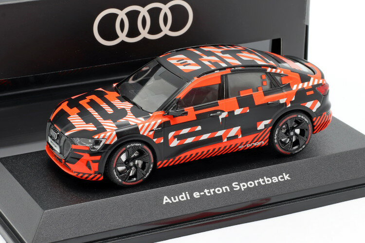 I-Scale 1/43 ǥ e-tron ݡĥХå ץȥ ֥å/å iScale 1:43 Audi e-tron Sportback Prototype black red