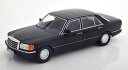 iScale 1/18 メルセデスベンツ 560 SEL W126 フェイスリフト 2シリーズ 1985 ブラック iScale 1:18 Mercedes 560 SEL W126 Facelift 2 Series 1985 black