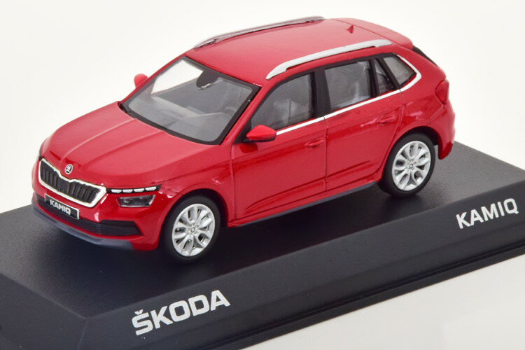 I-Scale 1/43 VR_ J~bN bh XyV GfBV iScale 1:43 Skoda Kamiq red special edition of Skoda