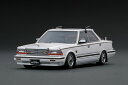 イグニッション 1/43 日産 グロリア Y30 4ドア ハードトップ ブロアム VIP ホワイト ワイヤーホイール ignition 1:43 Nissan Gloria Y30 4Door Hardtop Brougham VIP White Wire-Wheel