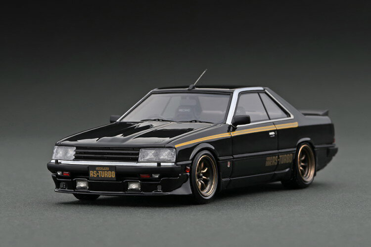 イグニッション 1/43 日産 スカイライン 2000 RS ターボ R30 ブラックignition 1:43 Nissan Skyline 2000 RS-Turbo (R30) Black