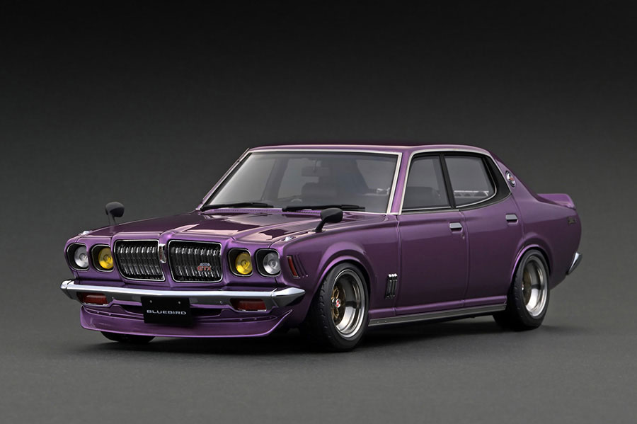 COjbVf 1/18 Y u[o[h U 2000GTX (G610) p[v^bNignition model 1/18 Nissan Bluebird U 2000GTX (G610) Purple Metallic