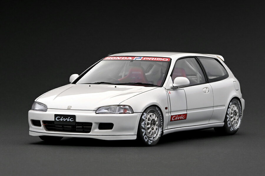 ˥å 1/18 ۥ ӥå (EK9) ۥ磻 ignition 1:18 Honda CIVIC (EK9) White