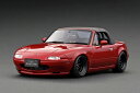 イグニッション 1/18 ユーノス ロードスター (NA) レッドignition model 1/18 Eunos Roadster (NA) Red
