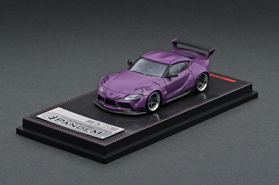 Other - イグニッション 1/64 パンデム スープラ(A90) マットパープル ignition 1:64 PANDEM Supra (A90) Matte Purple
