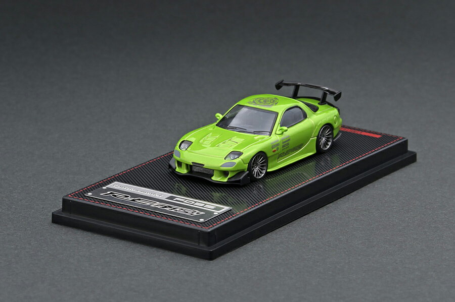 MAZADA - イグニッション 1/64 マツダ RX-7 (FC3S) RE雨宮 グリーンメタリックignition 1/64 Mazda RX-7 (FC3S) RE Amemiya Green Metallic