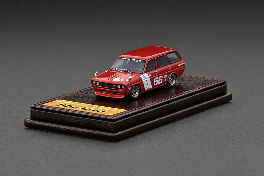 イグニッション 1/64 ダットサン ブルーバード(510)ワゴン レッド ignition 1:64 DATSUN Bluebird (510) Wagon Red