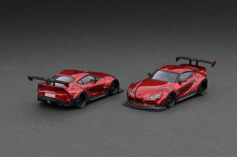 イグニッション 1/64 パンデム スープラ(A90) レッドメタリック ignition 1:64 PANDEM Supra (A90) Red Metallic