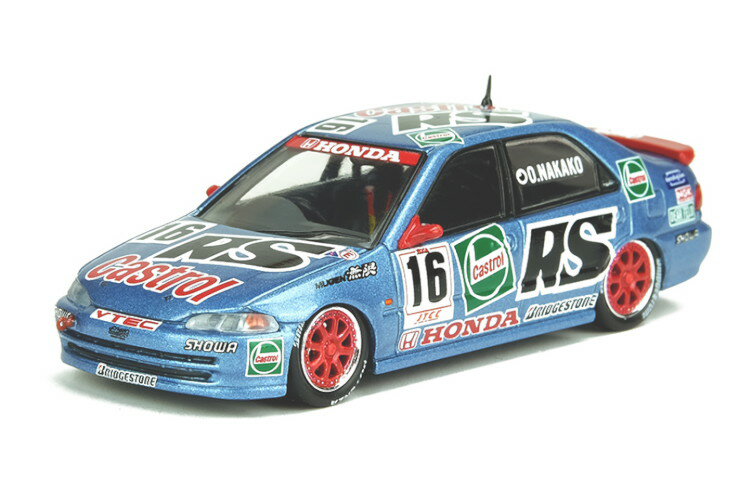 Inno Models 1/64 ホンダ シビック フェリオ #16 JTCC 1994 中子修Inno Models 1:64 Honda Civic Ferio #16 JTCC 1994 Osamu Nakako