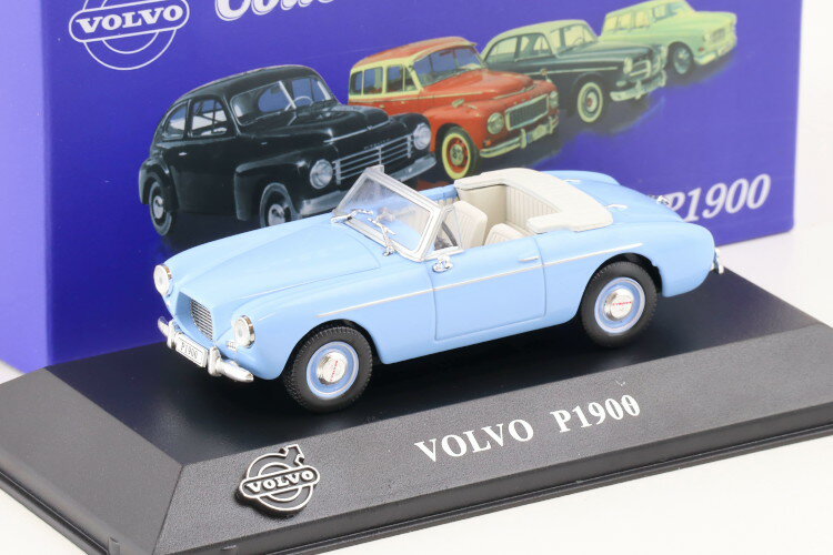 Atlas IXO 1/43 ボルボ コレクション 1956 ボルボ P1900 カブリオレ ライトブルーAtlas IXO 1:43 Volvo Collection 1956 Volvo P1900 Cabriolet light blue