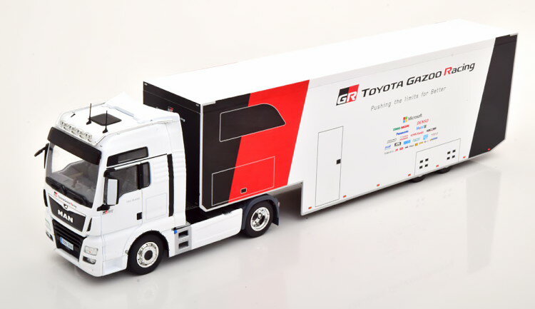 CN\ 1/43 g^ KY[ [VO MAN TGX XXL D38 E[I茠 gX|[^[ 2019 zCgIxo 1:43 Toyota Gazoo Racing MAN TGX XXL D38 2019 WRC Rallye Transport white