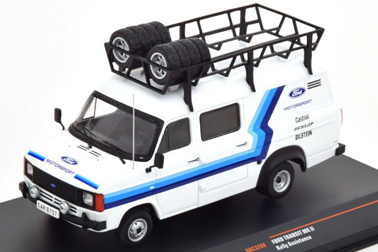 CN\ 1/43 tH[h gWbg MK2 [ AVX^X 1979 zCgIxo 1:43 Ford Transit MK2 Ford Rally Assistance 1979 white