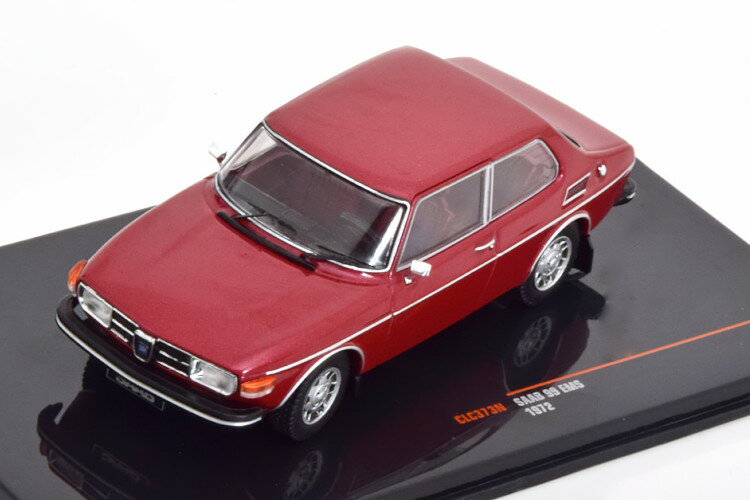 イクソ 1/43 サーブ 99 EMS 1972 ダークレッド メタリックIxo 1:43 Saab 99 EMS 1972 darkred-metallic