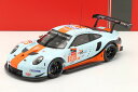 イクソ 1/18 ポルシェ 911 (991) RSR ガルフ #86 24時間ルマン 2018Ixo 1:18 Porsche 911 (991) RSR Gulf #86 24h LeMans 2018 Wainwright Barker Davison