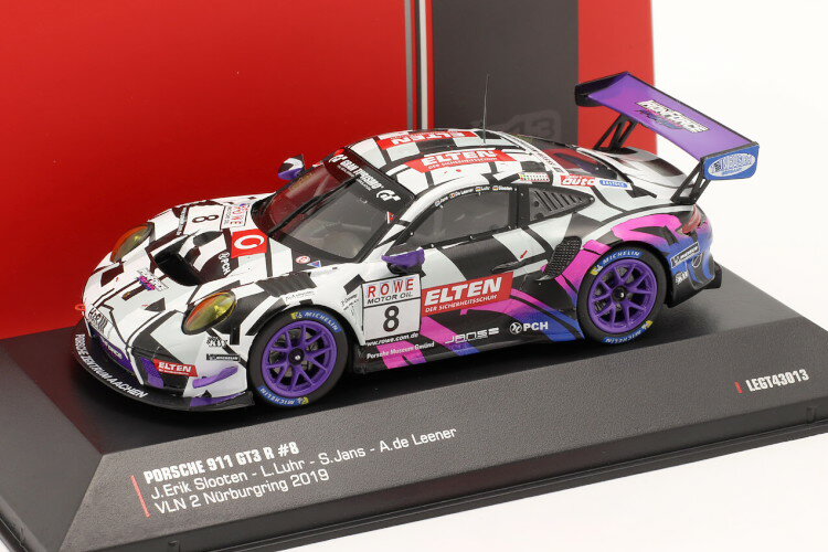 CN\ 1/43 |VF 911 GT3 R #8 VLN2 juNN 2019 ACAtH[XIxo 1:43 Porsche 911 GT3 R #8 VLN2 N?rburgring 2019 Iron Force