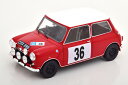 イクソ 1/18 ミニクーパー S #36 RAC ラリー 1965Ixo 1:18 Mini Cooper S No 36 RAC Rally 1965 Fall/Crellin