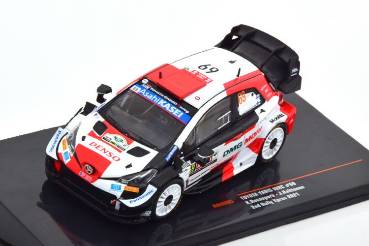 CN\ 1/43 g^ X WRC #69 2nd [ C[v 2021 oy ng`lIxo 1:43 Toyota Yaris WRC No 69 2nd RALLY YPRES 2021 K.ROVANPERA J.HALTTUNEN