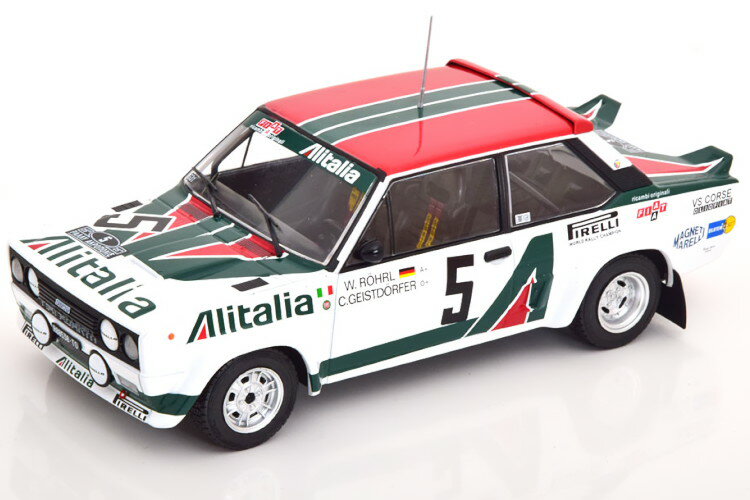 CN\ 1/24 tBAbg 131 Aog A^A #5 D [ AN|X 1978Ixo 1:24 Fiat abarth Alitalia N 5 Winner Rally Acropolis 1978