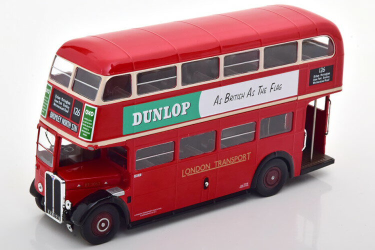 CN\ 1/43 AEC [WFg 3 RT 1939 bhIxo 1:43 AEC Regent 3 RT 1939 red