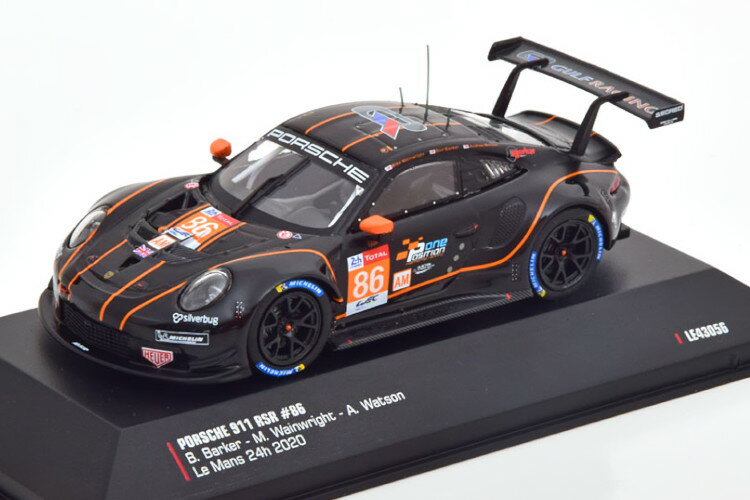 CN\ 1/43 |VF 911 RSR #86 24ԃE} 2020Ixo 1:43 Porsche 911 RSR No 86 24h Le Mans 2020 Barker/Wainwright/Watson