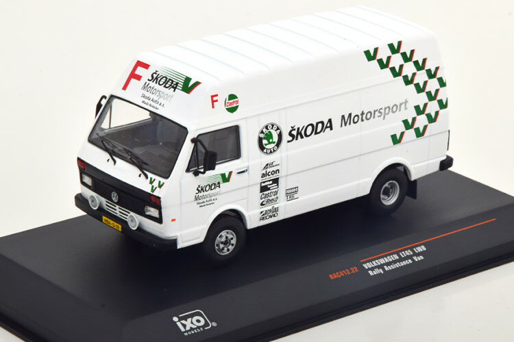 CN\ 1/43 tHNX[Q LT 45 LWB VR_ [^[X|[c [ AVX^g zCgIxo 1:43 VW LT 45 LWB Skoda Motorsport Rally Assistance white