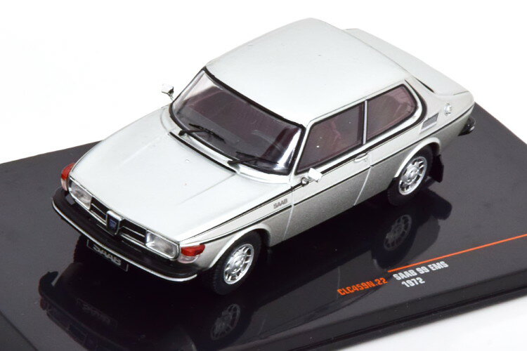 イクソ 1/43 サーブ 99 EMS 1972 シルバーIxo 1:43 SAAB 99 EMS 1972 silver