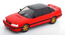 CN\ 1/18 Xo KV[ RS 1991 bh/ubNIxo 1:18 Subaru Legacy RS 1991 red black