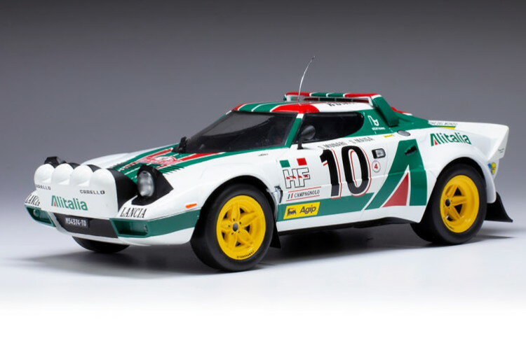 CN\ 1/18 `A XggX HF #10 D [EeJ 1976 Munari, MaigaIxo 1:18 Lancia Stratos HF #10 Winner Rallye Monte Carlo 1976 Munari, Maiga