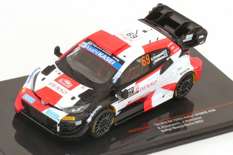 CN\ 1/43 g^ GR X [1 #69 [ eJ 2023 [h`sI 2023 Rovanper?/HalttunenIxo 1:43 Toyota GR Yaris Rally 1 No 69 Rally Monte Carlo World Champion 2023 Rovanper?/Halttunen