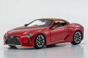 京商 1/43 レクサス LC500 コンバーチブル レッドKyosho 1:43 Lexus LC500 Convertible