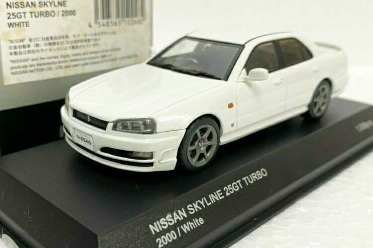 1/43 Hi-Story スカイライン 25GT TURBO 1998 白 1/43 Hi-Story スカイライン 25GT TURBO 1998 白