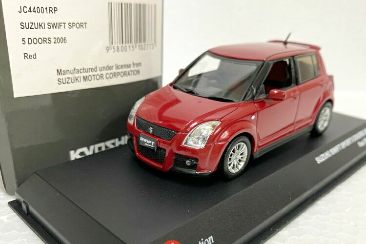 京商 1/43 スズキ スイフト スポーツ 2006 JDM レッド J コレクションKYOSHO 1:43 SUZUKI SWIFT SPORT 2006 JDM RED J COLLECTION