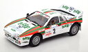 京商 1/18 ランチア 037 ラリー 2 ラリー サンマリノ1984 開閉Kyosho 1:18 Lancia 037 Rally No 2 Rally San Marino 1984 Totip Pirollo/Vudafieri