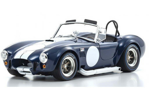 京商 1/18 シェルビー コブラ 427 S/C スパイダー コンストラクション 1962 ブルー / ホワイトKyosho 1:18 Shelby Cobra 427 S/C Spider Construction 1962 blue / White