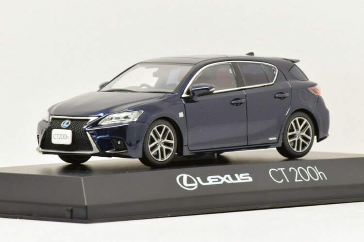 京商 1/43 レクサス CT200h F スポーツ 2018 ブラック / ディープブルーマイカKyosho 1:43 Lexus ct200h f sport 2018 black / deep blue mica