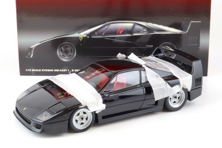 京商 1/12 フェラーリ F40 ブラック ダイキャスト KYOSHO 1:12 Ferrari F40 black Diecast