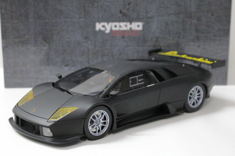  1/18 {M[j VGS R-GT N[y }bgubNKyosho 1:18 Lamborghini Murcielago R-GT Coupe matt black