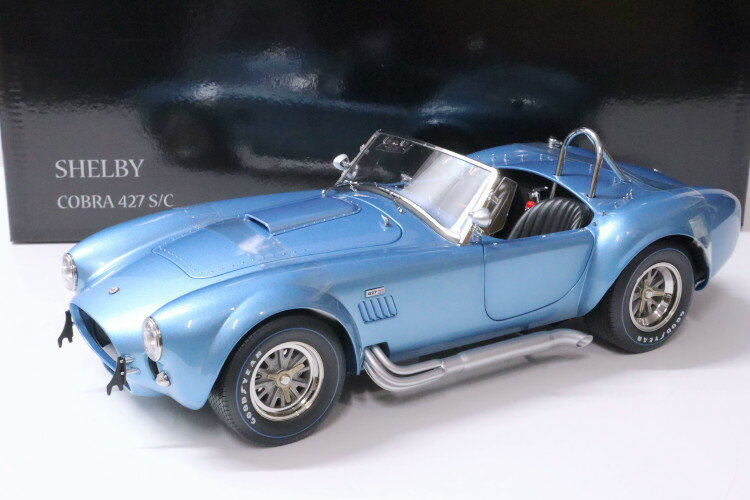 京商 1/12 シェルビー コブラ 427 S/C バイキングブルーメタリック ダイキャストKyosho 1:12 Shelby Cobra 427 S/C Viking blue metallic Die-Cast