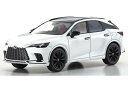 京商 1/43 レクサス RX 500h F SPORT パフォーマンス ホワイトノーヴァガラスフレークKYOSHO 1/43 LEXUS RX 500h F SPORT performance