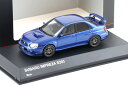 京商 1/43 スバル インプレッサ S203 ブルーメタリックKYOSHO 1:43 Subaru Impreza S203 blue metallic