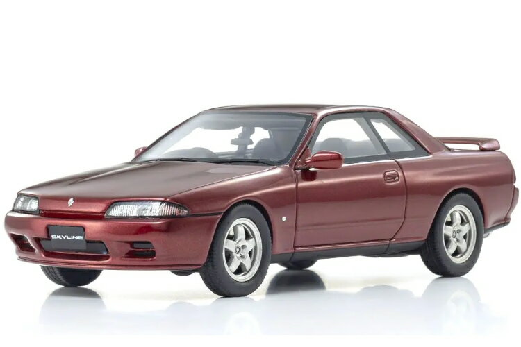 京商 1/43 日産 スカイライン HCR32 GTS-t タイプM レッドKyosho 1:43 Nissan Skyline HCR32 GTS-t Type M Red
