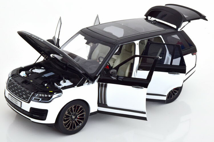 LCD Models 1/18 ランドローバー レンジローバー SV オートバイオグラフィー ダイナミック 2020 ホワイト ブラックLCD Models 1:18 Land Rover Range Rover SV Autobiography Dynamic 2020 white black