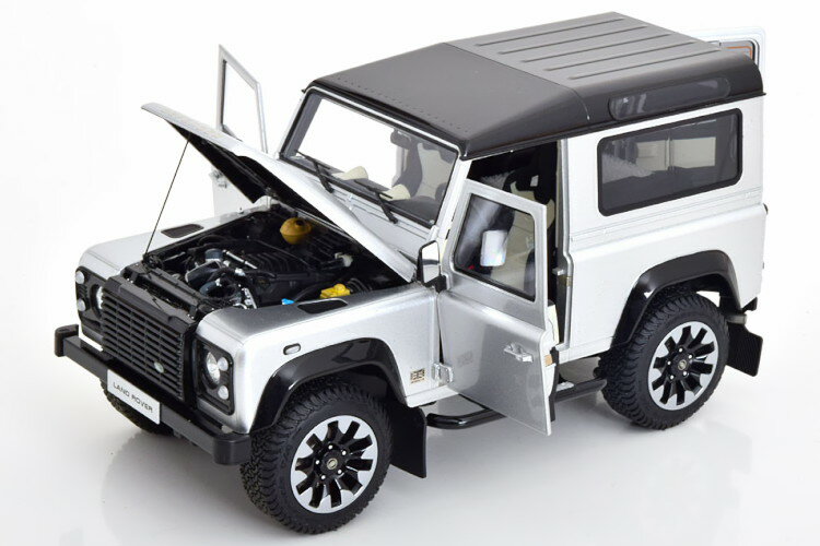 LCD Models 1/18 h[o[ fBtF_[ 90 [NX V8 70N 2018 Vo[ ubNLCD Models 1:18 Land Rover Defender 90 Works V8 70th Edition 2018 silver black