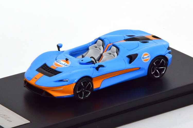 LCD Models 1/64 }N[ Go Kt Cgu[/IWLCD MODELS 1:64 McLaren Elva Gulf lightblue orange