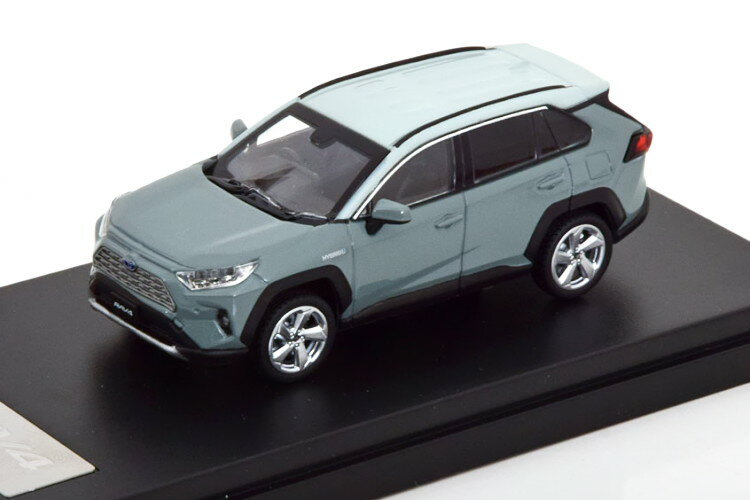 LCD Models 1/64 g^ RAV4 nCubh O[ CgO[LCD MODELS 1:64 Toyota RAV4 Hybrid grey lightgrey